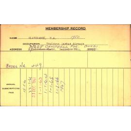 Members Records 1960-1967