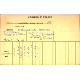 Members Records 1960-1967