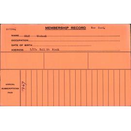Members Records 1960-1967