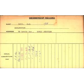 Members Records 1960-1967
