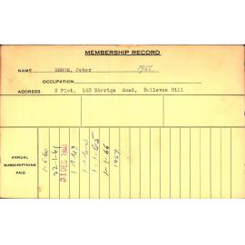 Members Records 1960-1967