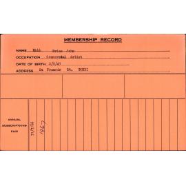 Members Records 1960-1967