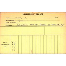 Members Records 1960-1967