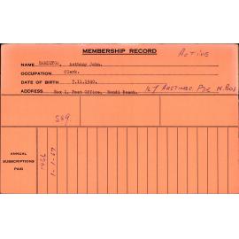 Members Records 1960-1967