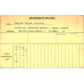 Members Records 1960-1967