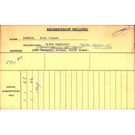 Members Records 1960-1967