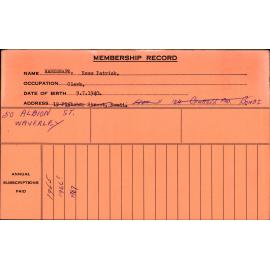 Members Records 1960-1967