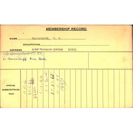 Members Records 1960-1967