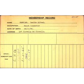 Members Records 1960-1967
