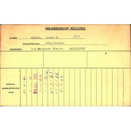 Members Records 1960-1967