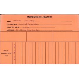 Members Records 1960-1967