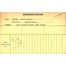 Members Records 1960-1967