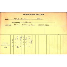 Members Records 1960-1967