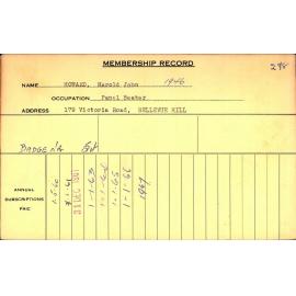 Members Records 1960-1967