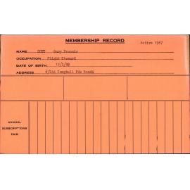 Members Records 1960-1967