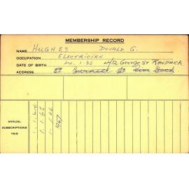 Members Records 1960-1967
