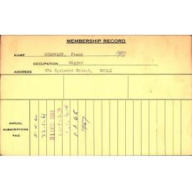 Members Records 1960-1967
