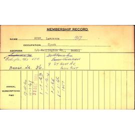 Members Records 1960-1967