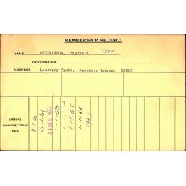 Members Records 1960-1967