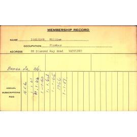 Members Records 1960-1967