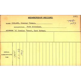 Members Records 1960-1967