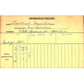 Members Records 1960-1967