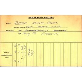 Members Records 1960-1967