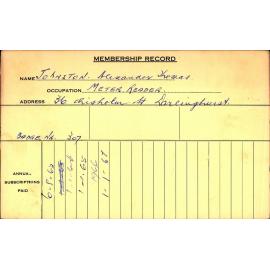 Members Records 1960-1967