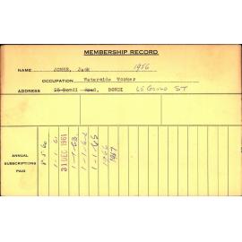 Members Records 1960-1967