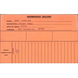 Members Records 1960-1967
