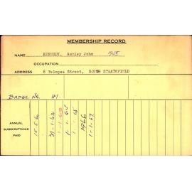 Members Records 1960-1967