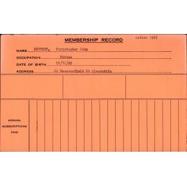 Members Records 1960-1967