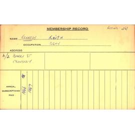 Members Records 1960-1967