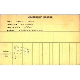 Members Records 1960-1967