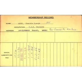 Members Records 1960-1967