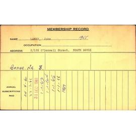 Members Records 1960-1967