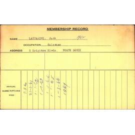 Members Records 1960-1967
