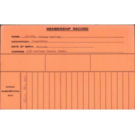 Members Records 1960-1967