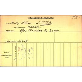 Members Records 1960-1967
