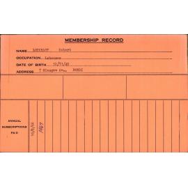 Members Records 1960-1967