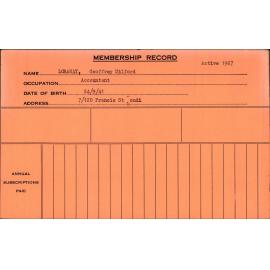 Members Records 1960-1967
