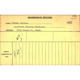 Members Records 1960-1967