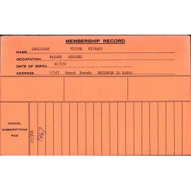 Members Records 1960-1967