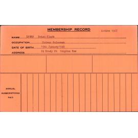 Members Records 1960-1967