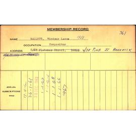 Members Records 1960-1967