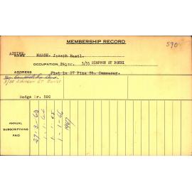 Members Records 1960-1967