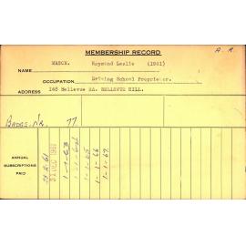 Members Records 1960-1967