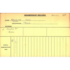Members Records 1960-1967