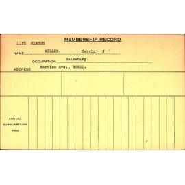 Members Records 1960-1967