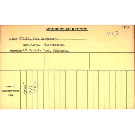 Members Records 1960-1967